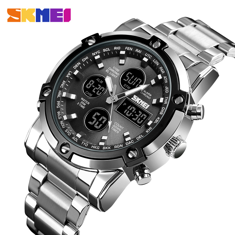 Gold 6138 - Skmei 1389 hommes trois temps Quartz